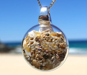 Open image in slideshow, Noosa Shelly Sand Pendant
